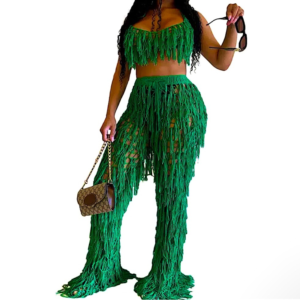 Fringe two piece set